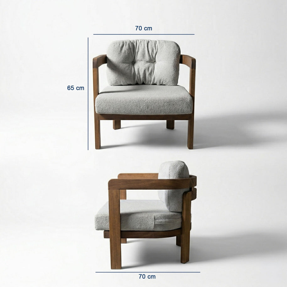 Viyana Teak Bahçe Koltuk Takımı
