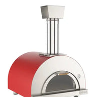 Red 2-Pizza Wood Fired Oven