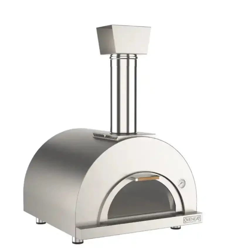 Steel Wood Fired Oven with 2 Pizzas