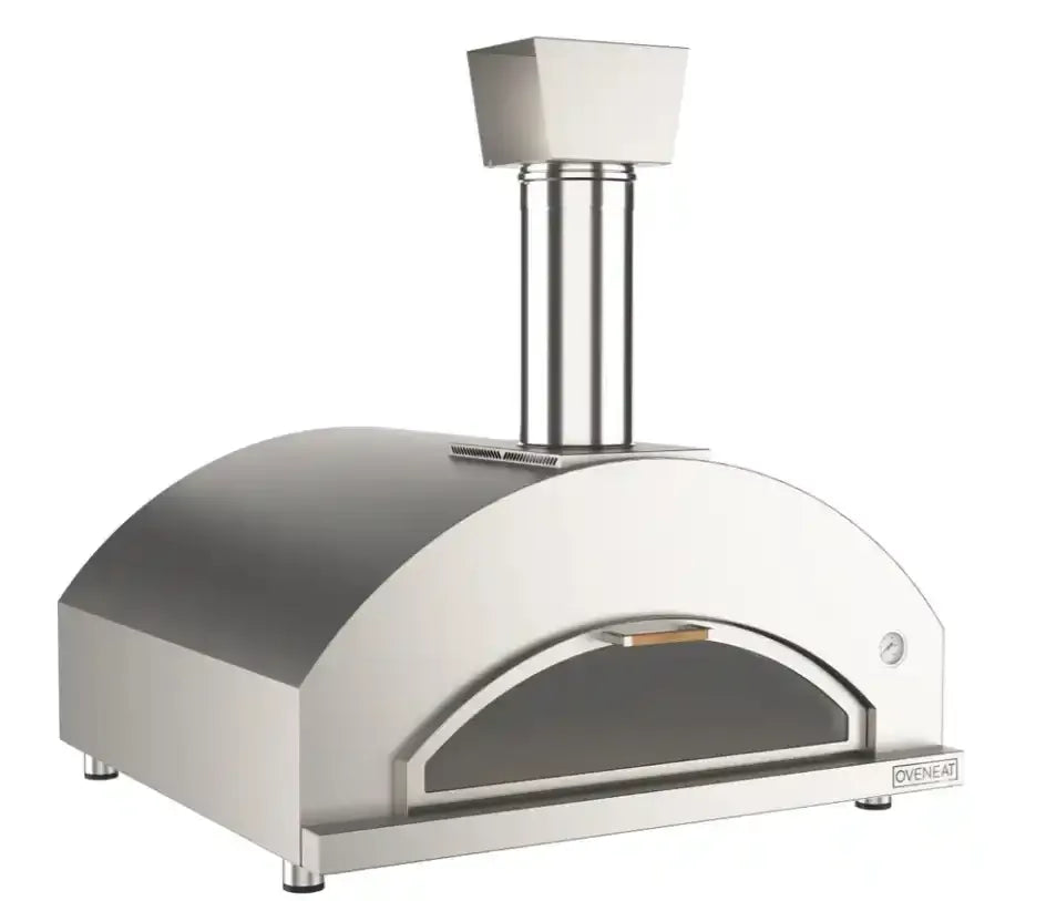 Wood-Fired Oven for 5 Steel Pizzas