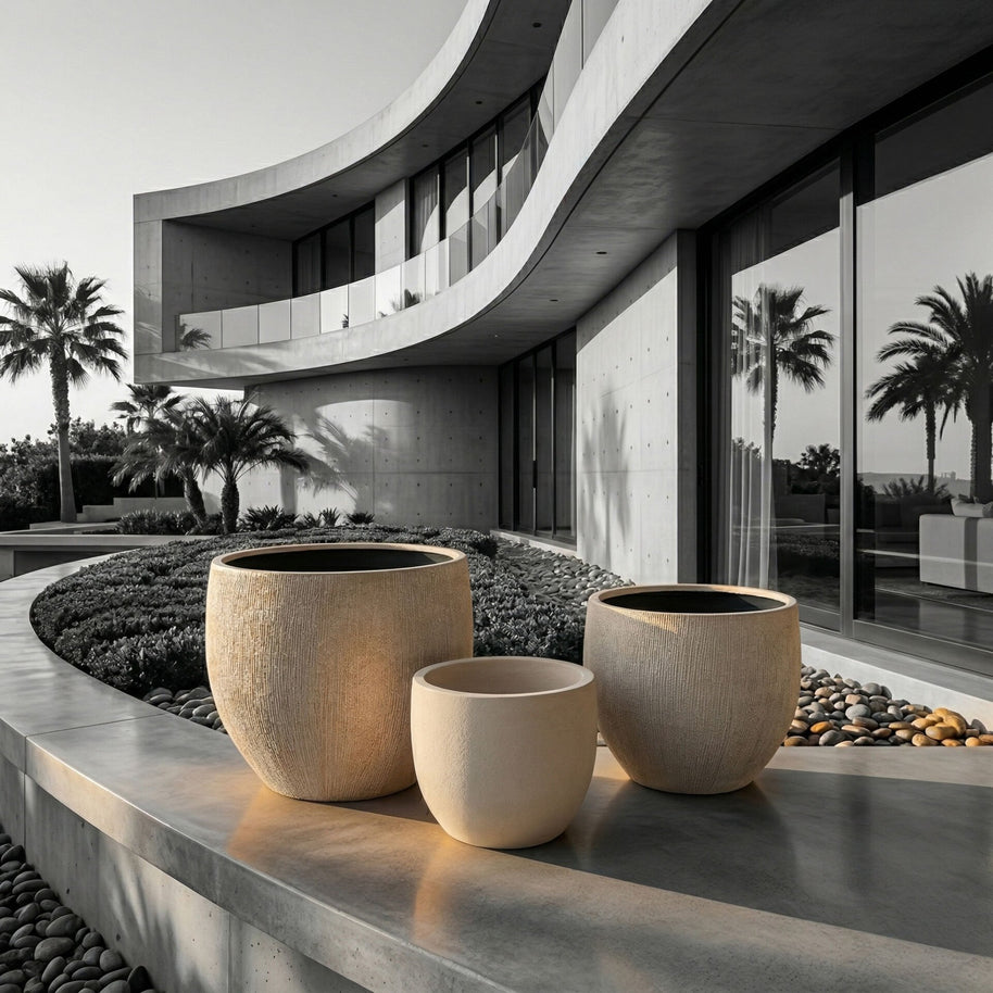 Bahçe Beton Saksı-1617Abc