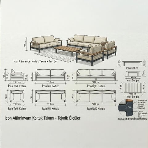Icon Al. Koltuk Takımı