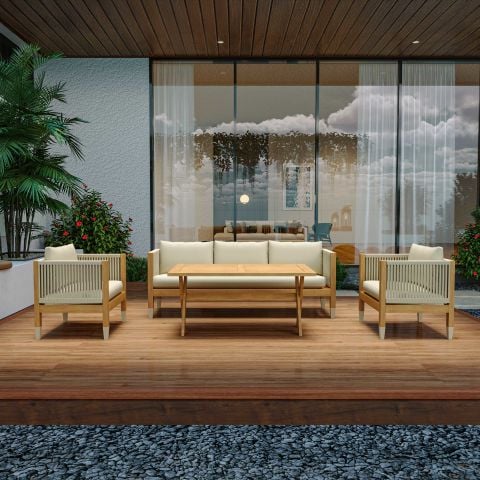 Soho Teak Bahçe Koltuk Takımı