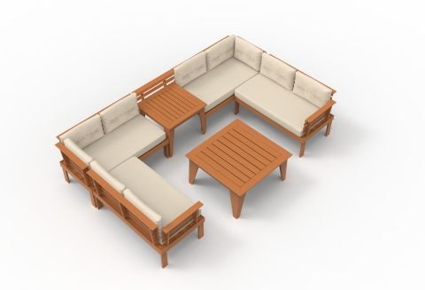 Saray Corner Sofa Set
