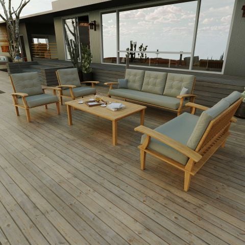 Queens Teak Bahçe Koltuk Takımı