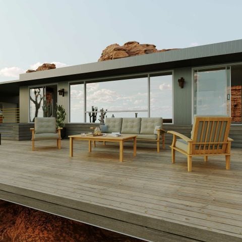 Queens Teak Bahçe Koltuk Takımı