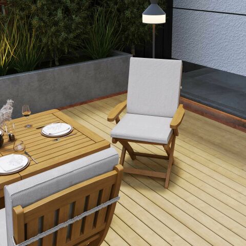 İlaveli Bahçe Masa Takımı 140 Cm