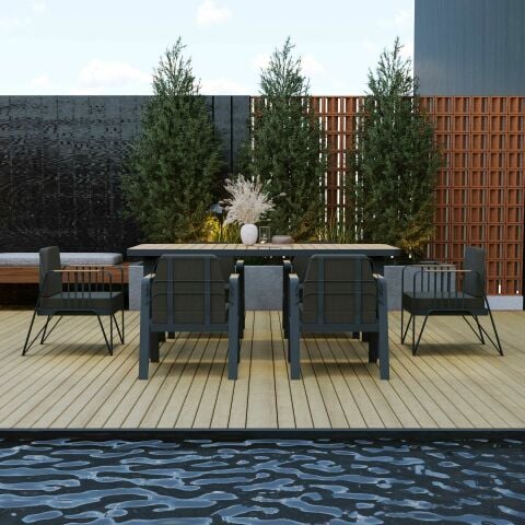 Okyanus Bahçe Masa Takımı