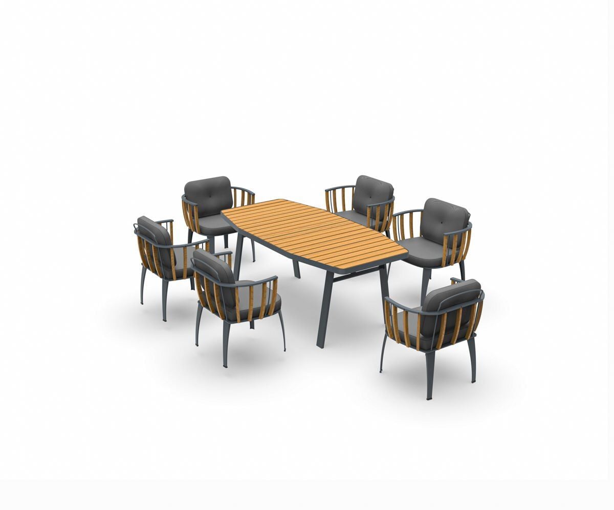 Fırtına Bahçe Masa Takımı-200 Cm