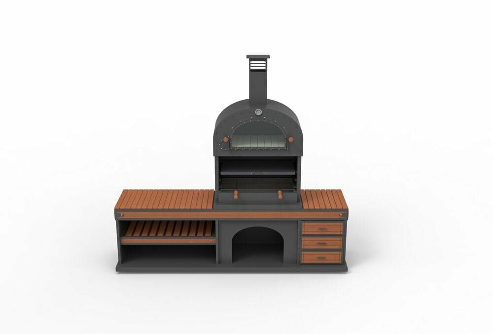 شواء بالفرن طويل