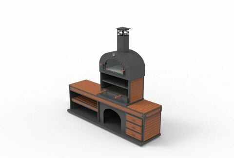 شواء بالفرن طويل