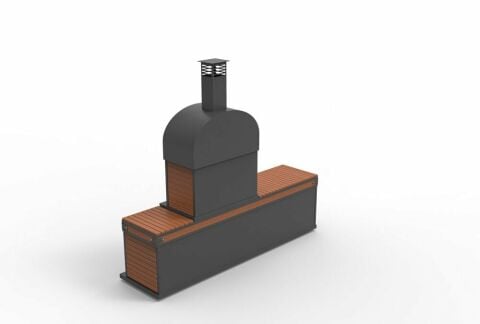 شواء بالفرن طويل