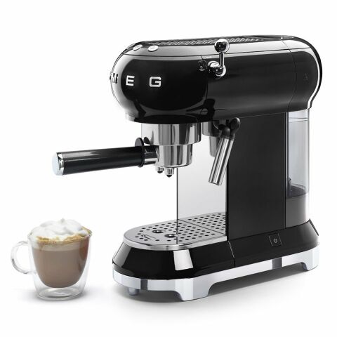 Smeg Siyah Espresso Kahve Makinesi
