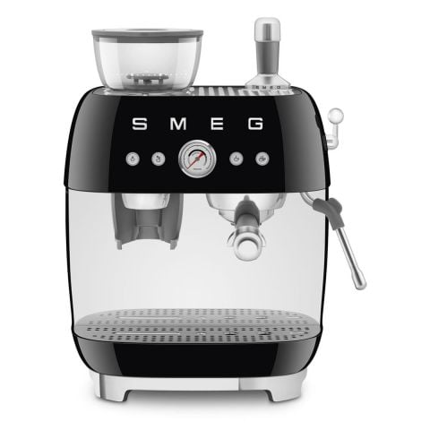 Smeg Siyah Öğütücülü Espresso Kahve Makinesi
