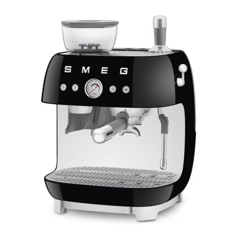 Smeg Siyah Öğütücülü Espresso Kahve Makinesi