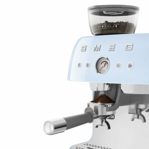 Smeg Pastel Mavi Öğütücülü Espresso Kahve Makinesi