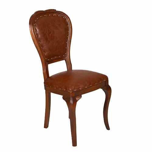 Oymalı Ceviz Sandalye