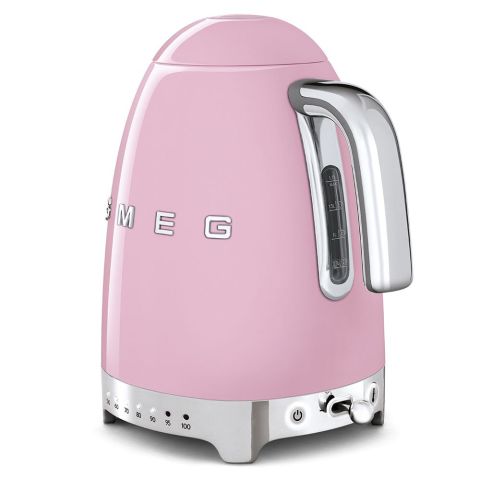 Smeg Pembe Isı Ayarlı Kettle