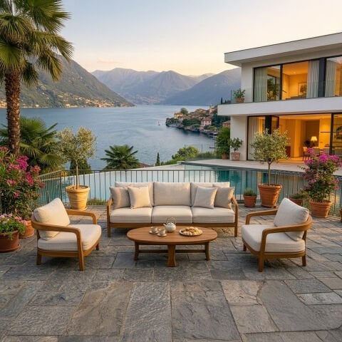 Vanessa Teak Bahçe Koltuk Takımı