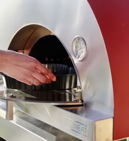 Gri 5 Pizza'lı Gazlı Fırın