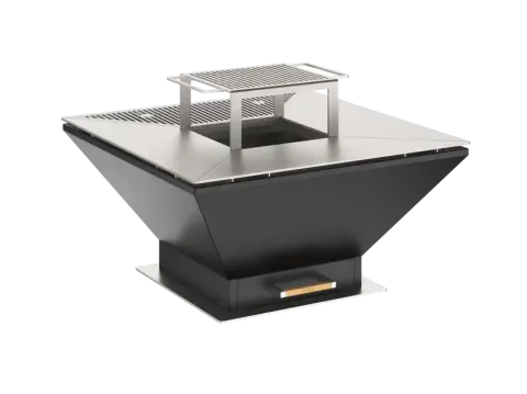 BBQ Plancha Anthracite Wood Fired Barbecue