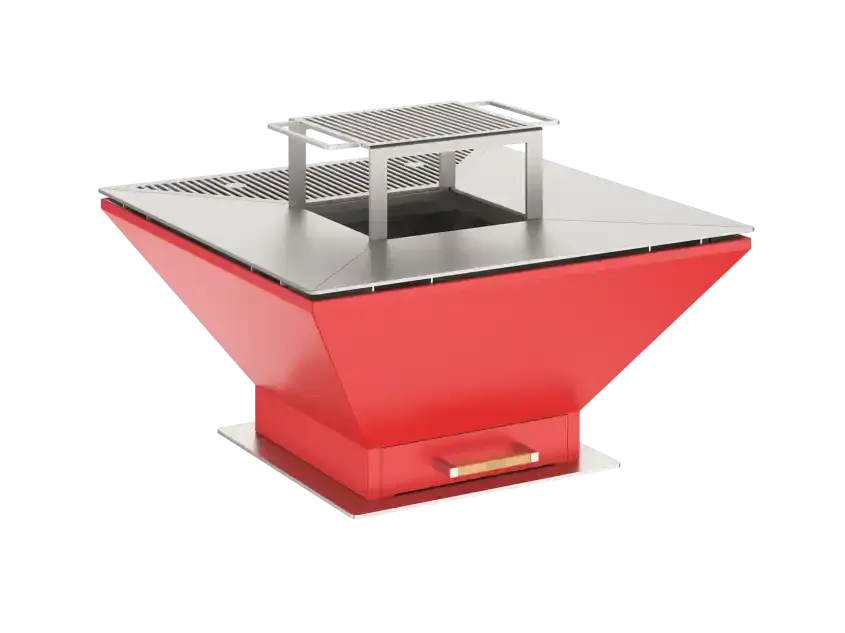 BBQ Plancha Red Wood Fired Barbecue