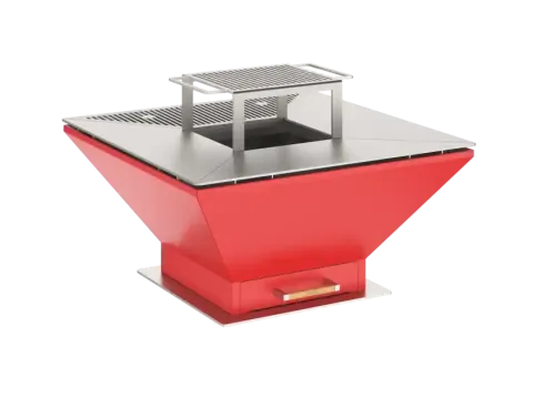 BBQ Plancha Red Wood Fired Barbecue