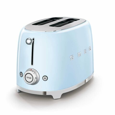 Smeg Pastel Blue 2 x 1 Toaster