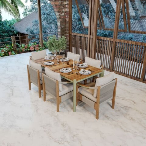 Elif Bahçe Masa Takımı