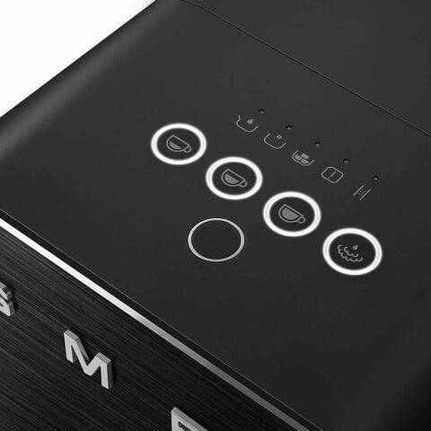 Smeg Full Siyah Mat Espresso Otomatik Kahve Makinesi