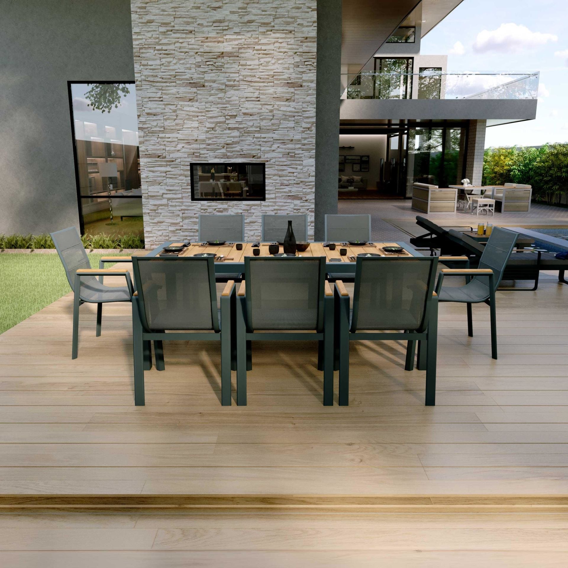 Valencia Table Set 200 cm