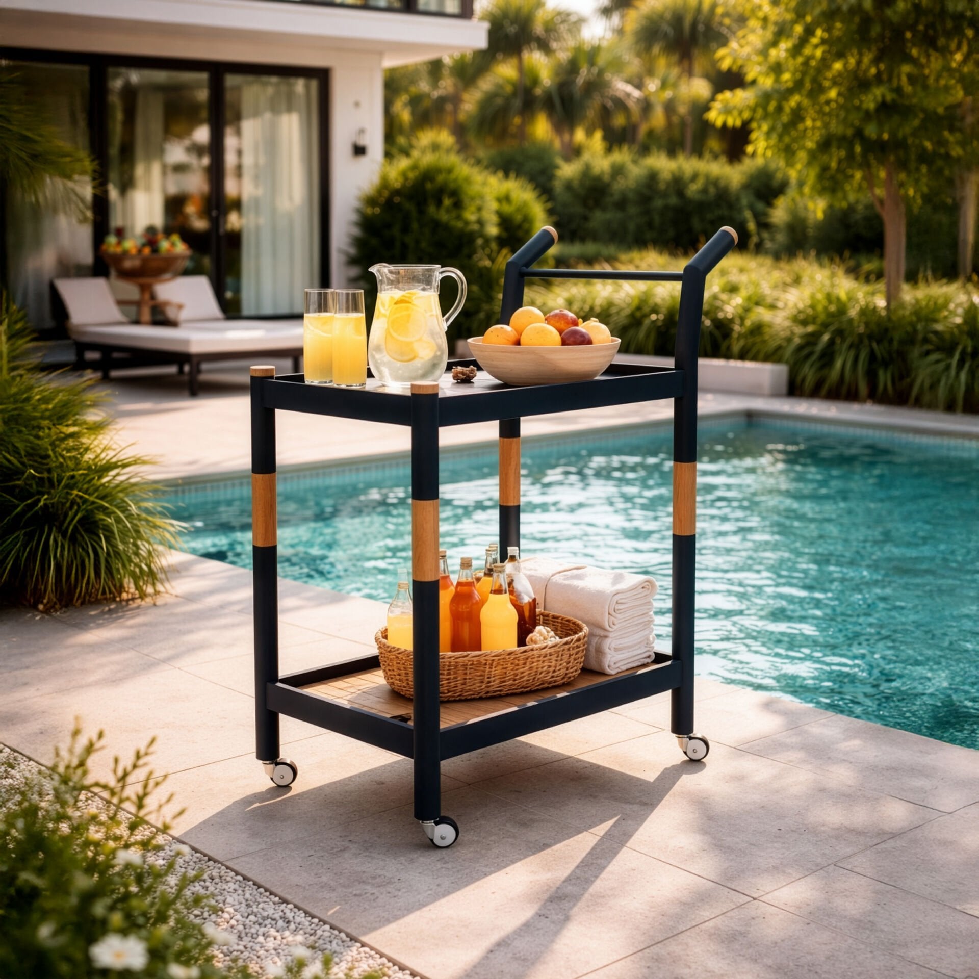 Icon Antrasit Servis Arabası