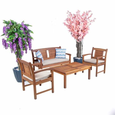 Rodeo Teak Bahçe Koltuk Takımı