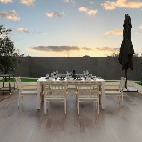 Efe Bahçe Masa Takımı-180 Cm