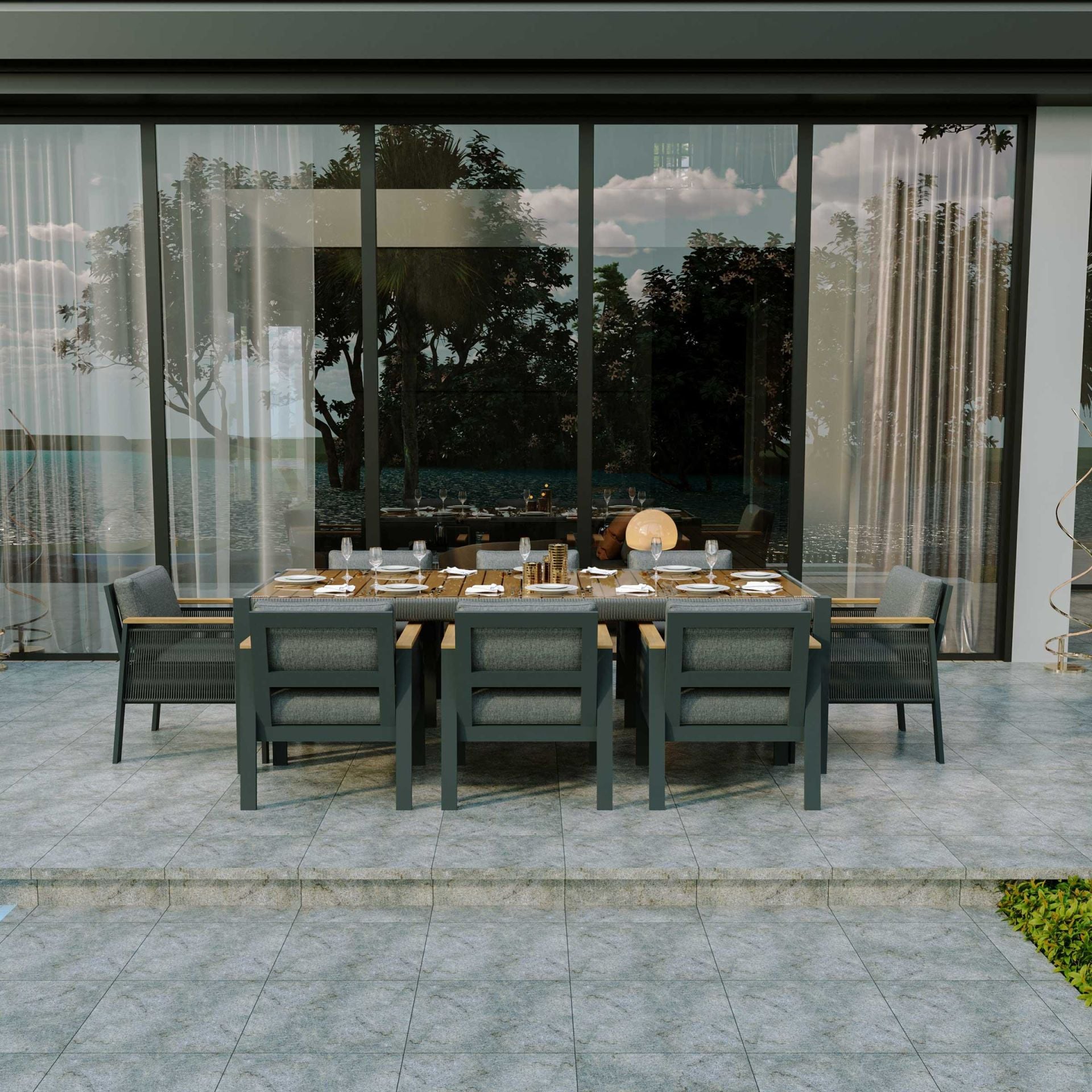 Tokyo Bahçe Masa Takımı-250 Cm