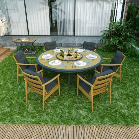 Çarkıfelek Bahçe Masa Takımı