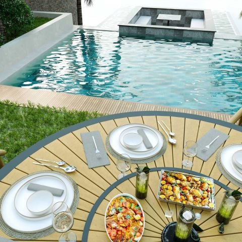 Wheel of Fortune Table Set