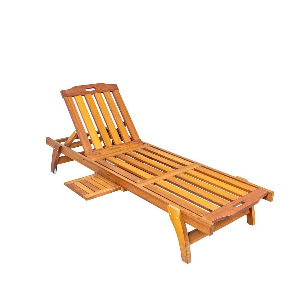 İroko Servisli Şezlong