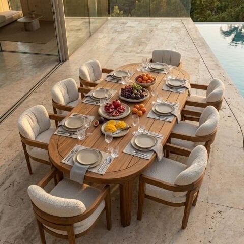 Viyana Bahçe Masa Takımı