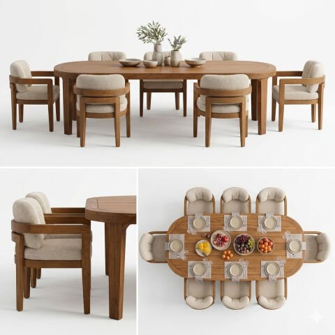 Viyana Bahçe Masa Takımı