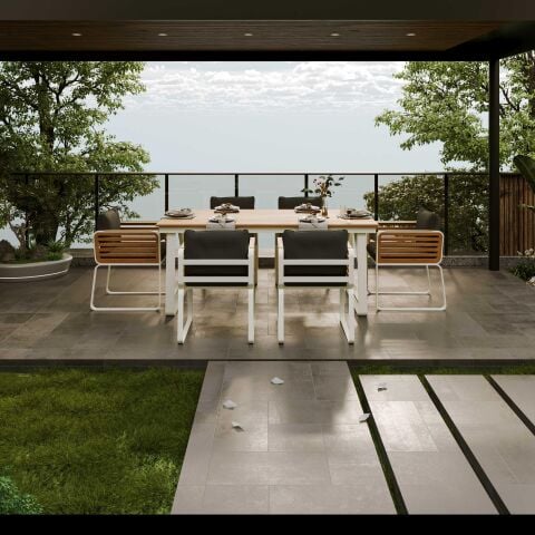 Lina Bahçe Masa Takımı-200 Cm