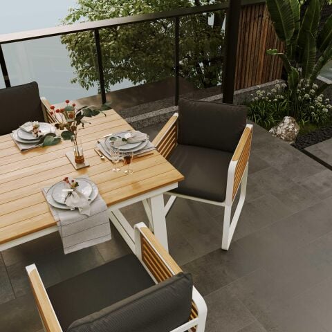 Lina Bahçe Masa Takımı-200 Cm