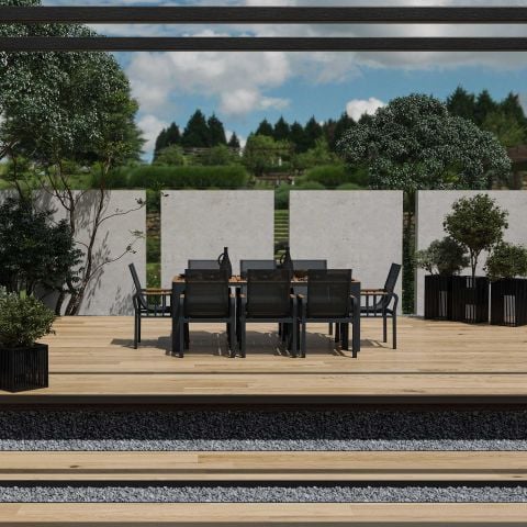 Iyonya Bahçe Masa Takımı-200 Cm