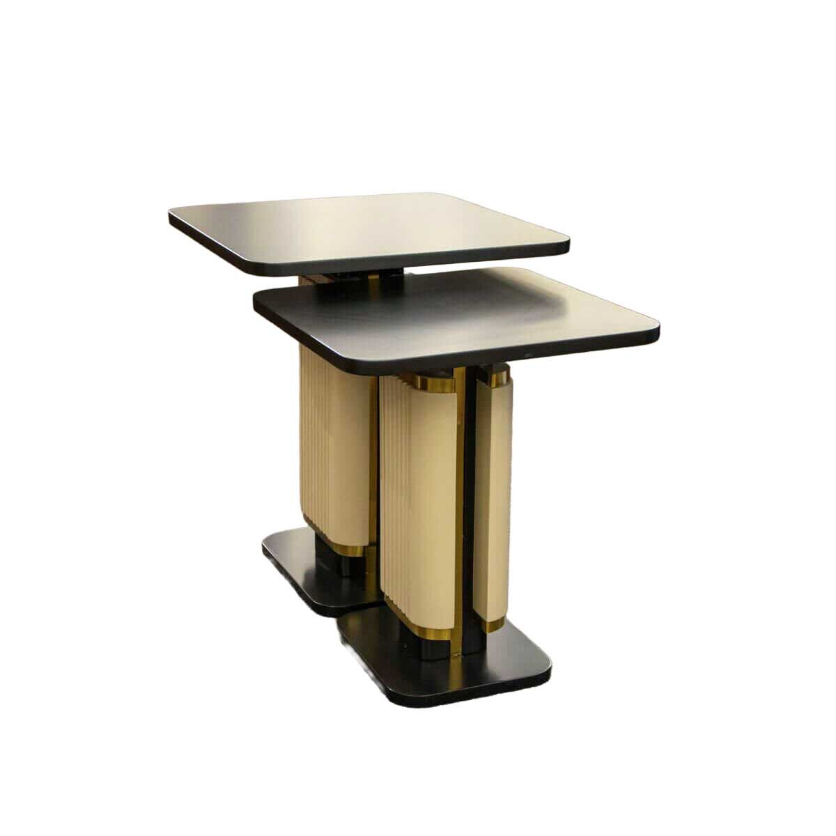 Noir Yan Sehpa Takımı