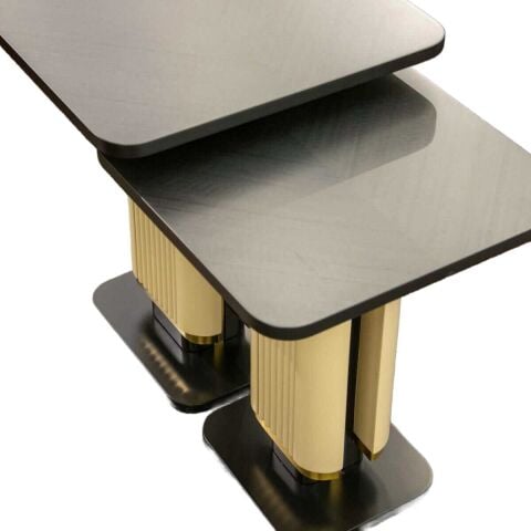 Noir Yan Sehpa Takımı