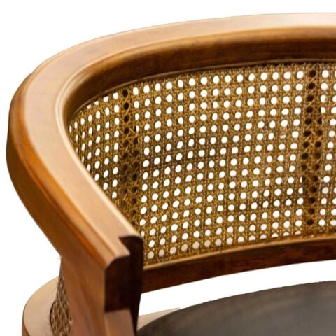 Oval Hasırlı Sandalye