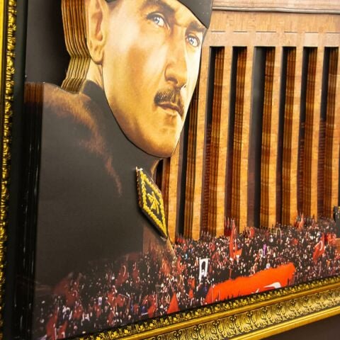 Atatürk Tablosu 3 Boyutlu