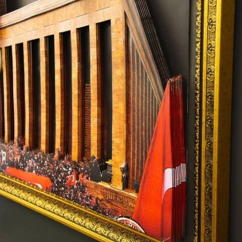 Atatürk Tablosu 3 Boyutlu