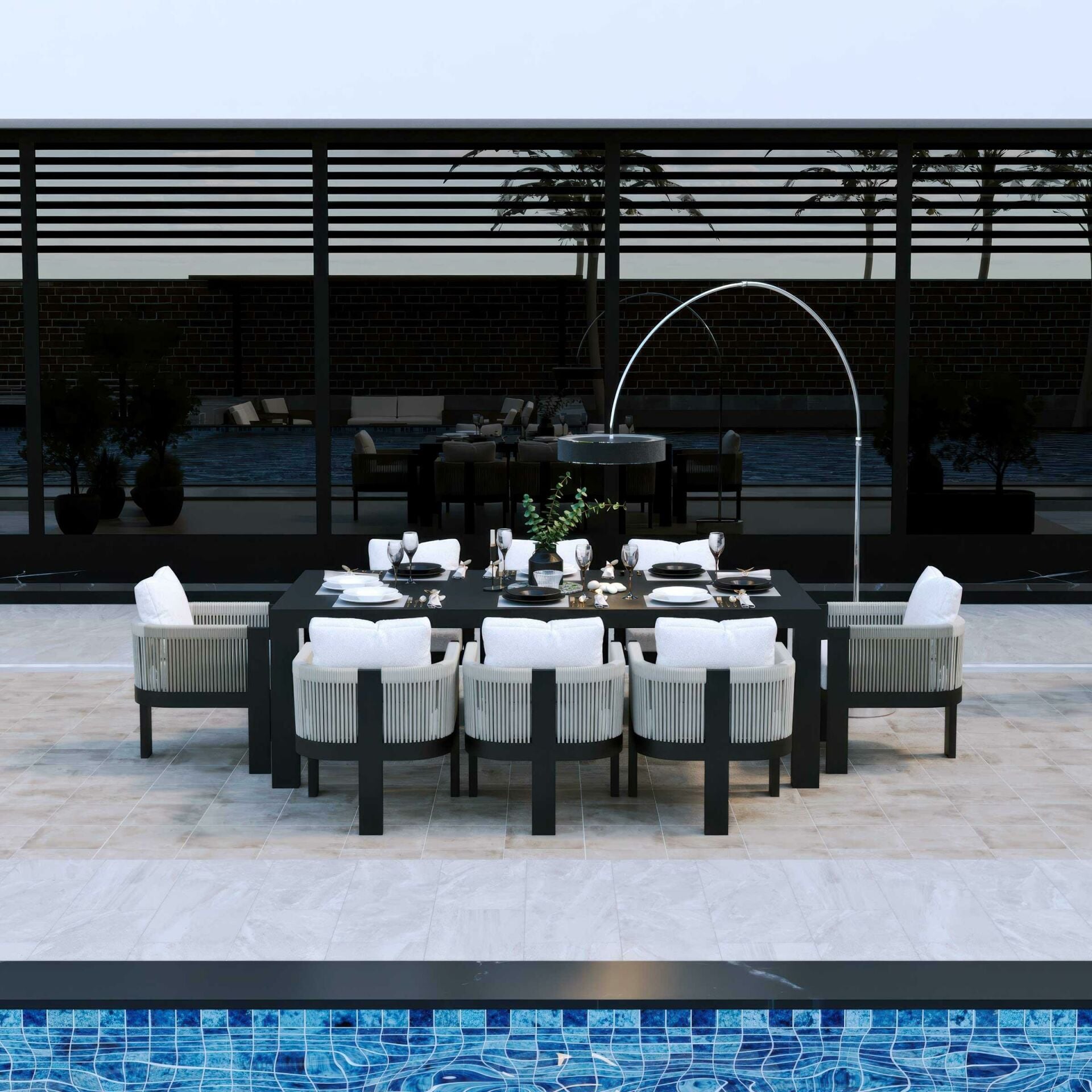 Oslo Bahçe Masa Takımı-230 Cm