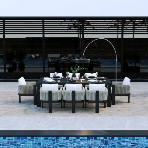 Oslo Bahçe Masa Takımı-230 Cm